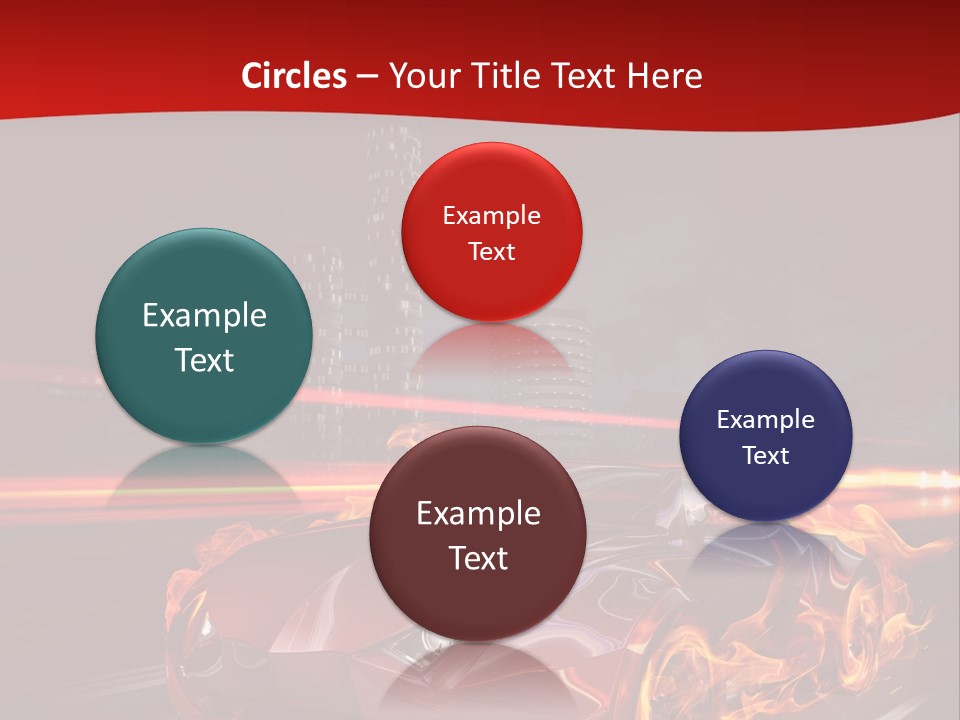 Tail Trails Light PowerPoint Template