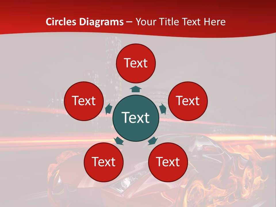 Tail Trails Light PowerPoint Template