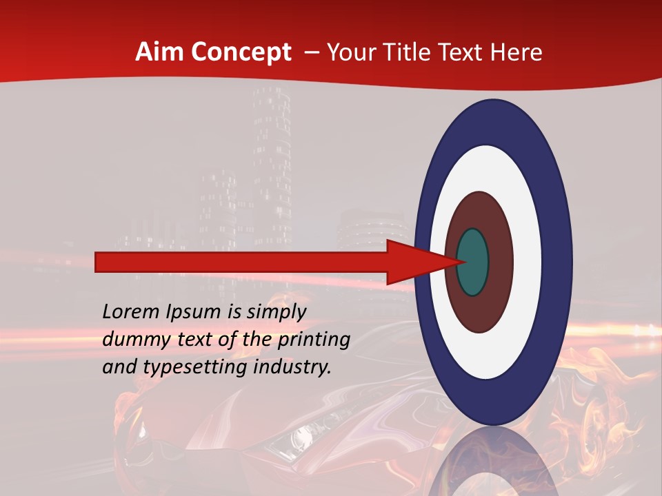 Tail Trails Light PowerPoint Template