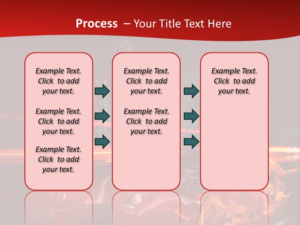 Tail Trails Light PowerPoint Template