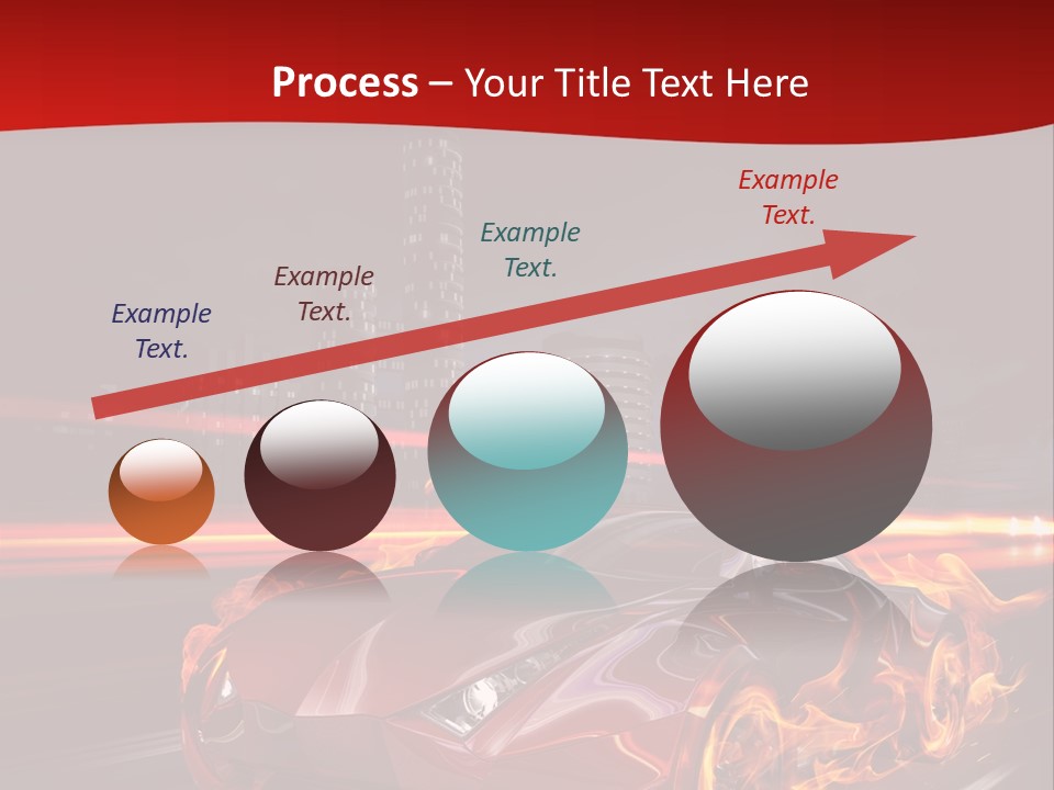 Tail Trails Light PowerPoint Template