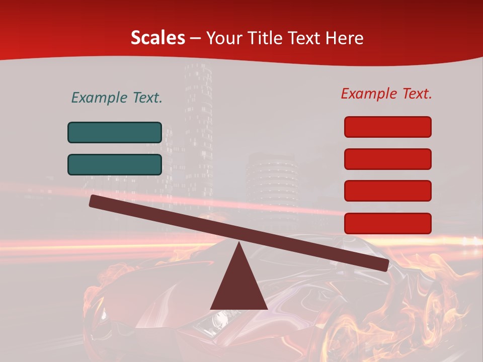 Tail Trails Light PowerPoint Template