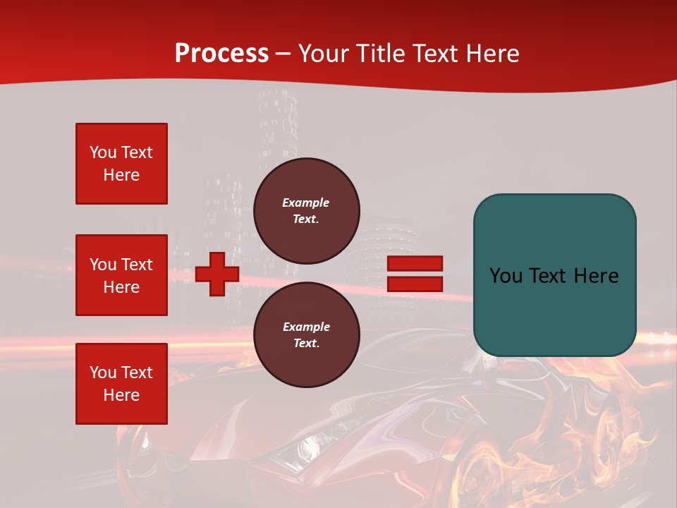 Tail Trails Light PowerPoint Template