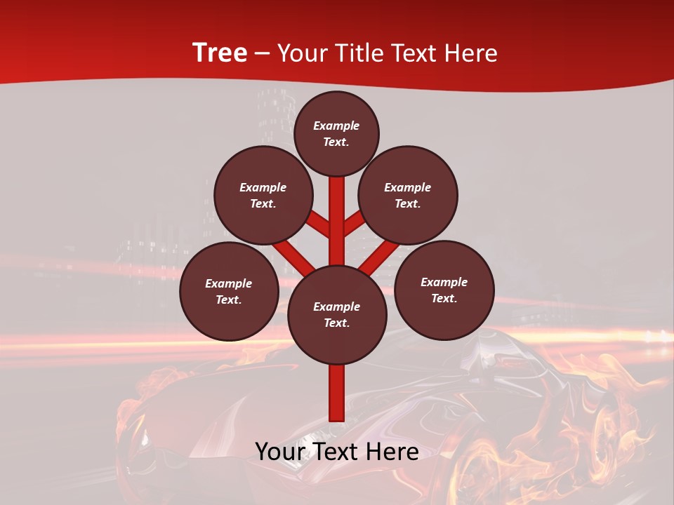 Tail Trails Light PowerPoint Template