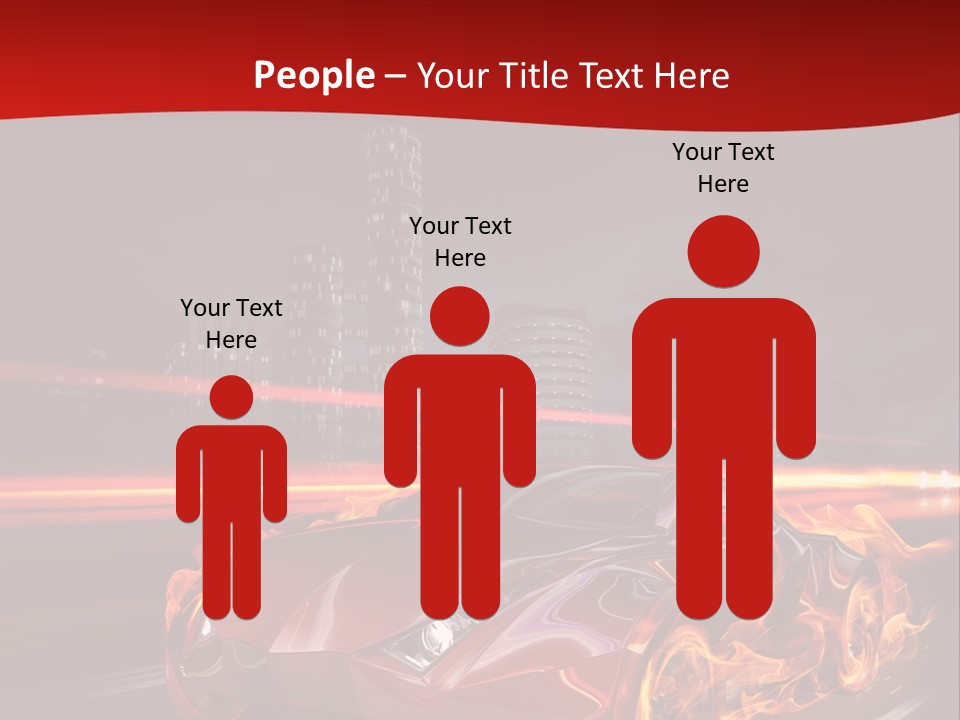 Tail Trails Light PowerPoint Template