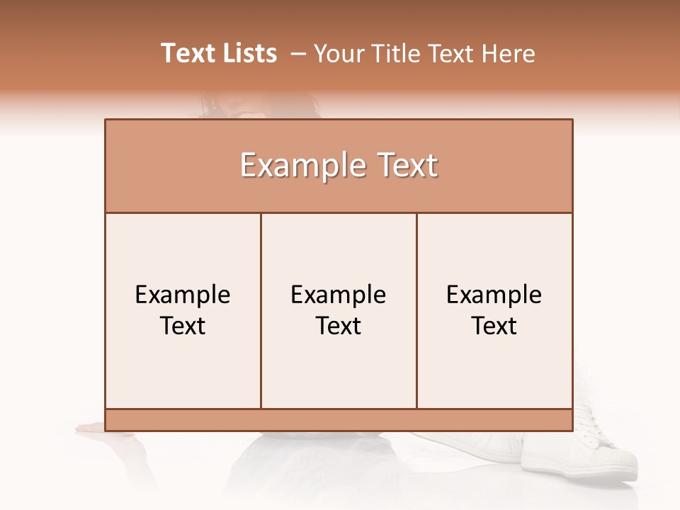 A Woman Sitting On The Ground With Her Legs Crossed PowerPoint Template