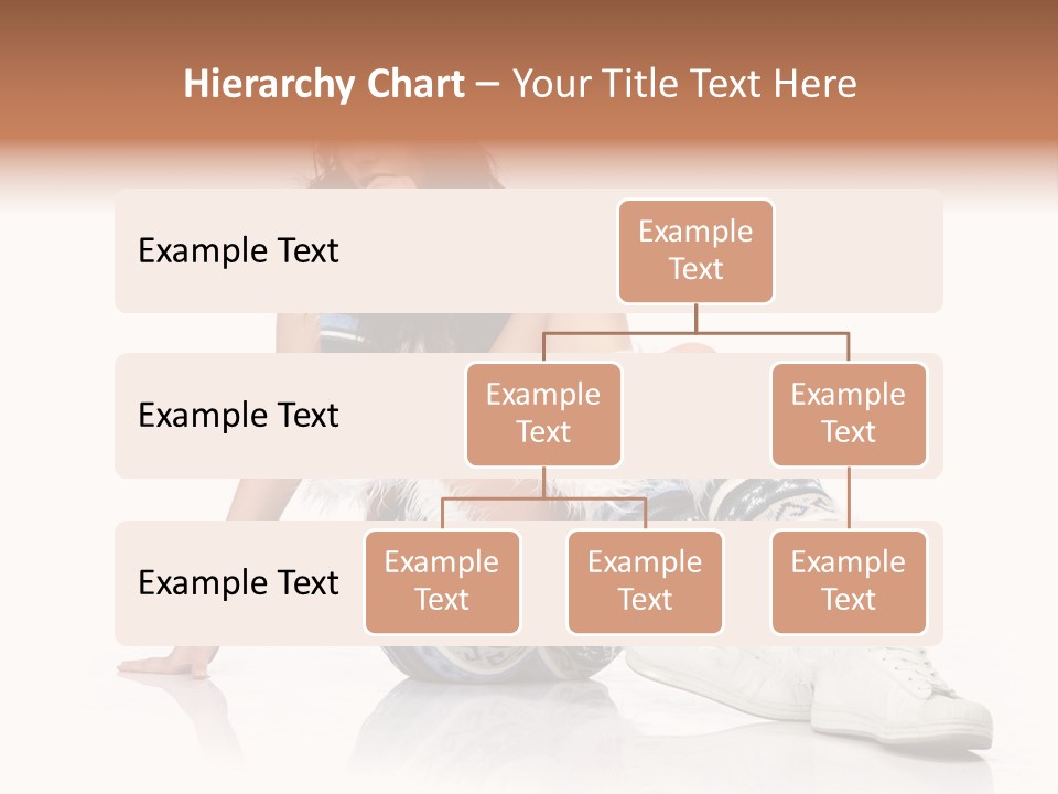 A Woman Sitting On The Ground With Her Legs Crossed PowerPoint Template