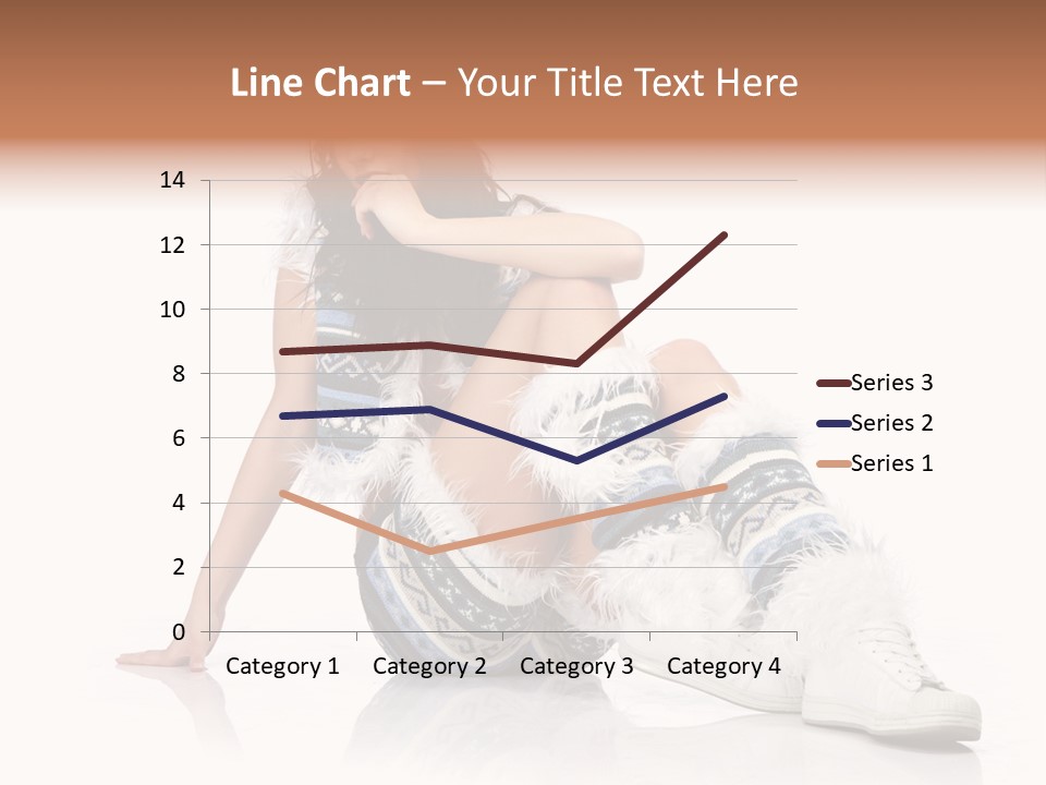 A Woman Sitting On The Ground With Her Legs Crossed PowerPoint Template