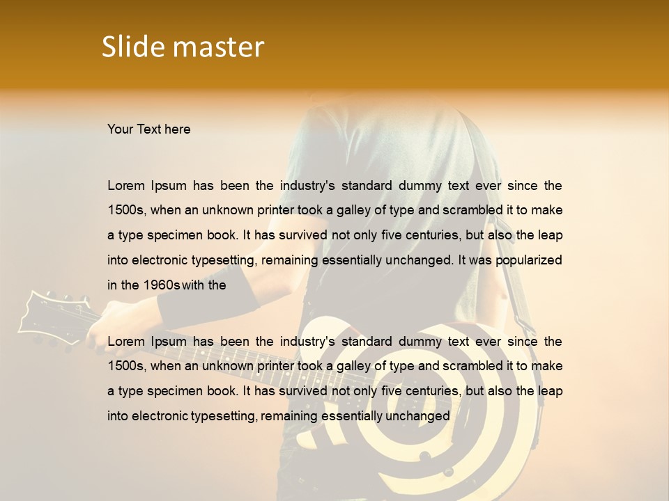 Instrument Musical Sound PowerPoint Template