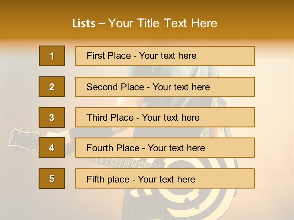 Instrument Musical Sound PowerPoint Template