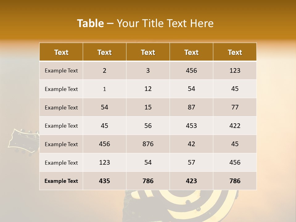 Instrument Musical Sound PowerPoint Template