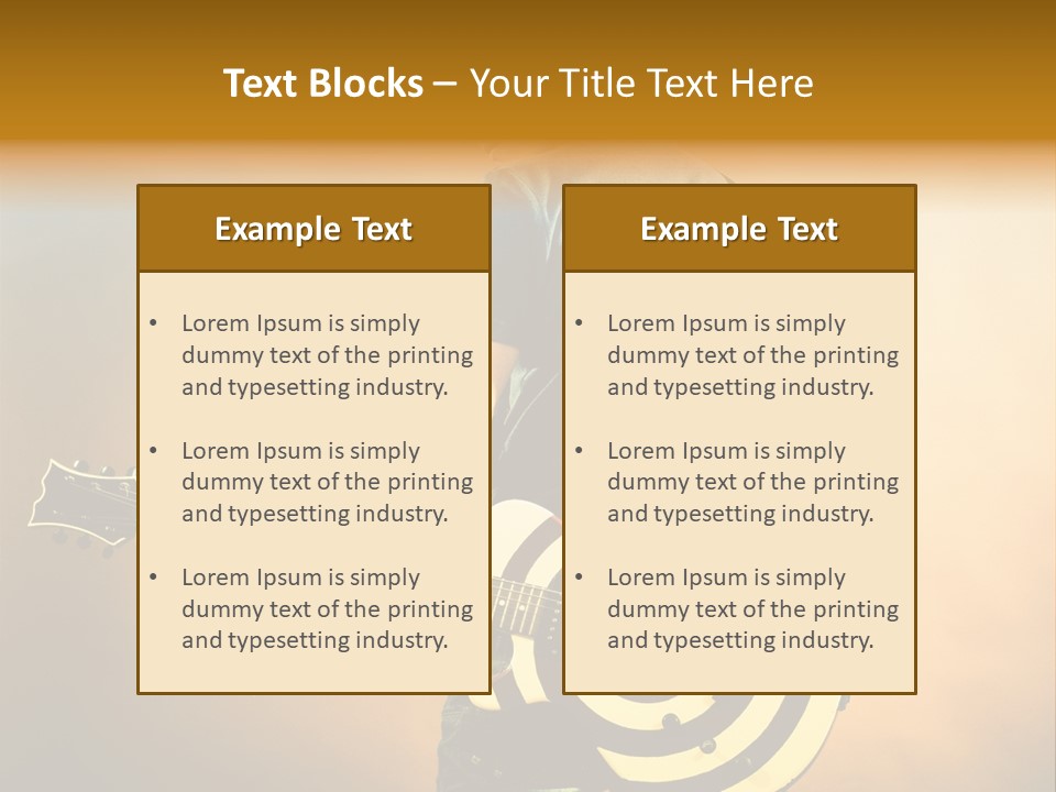 Instrument Musical Sound PowerPoint Template