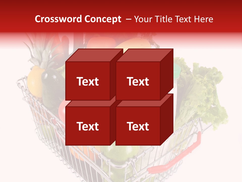 Colourful Vegetable Sweet PowerPoint Template