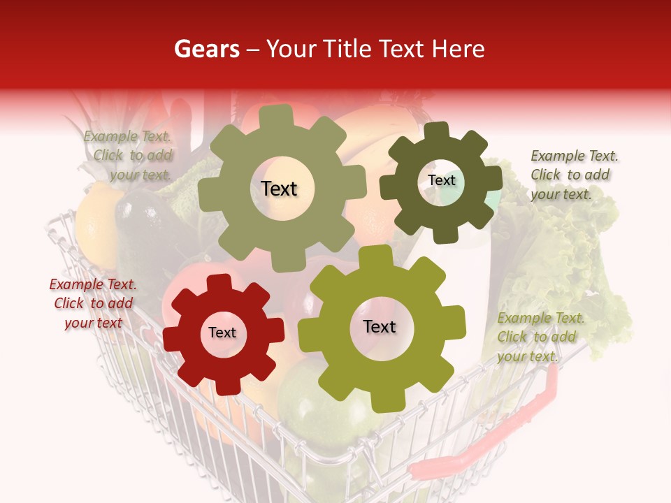 Colourful Vegetable Sweet PowerPoint Template