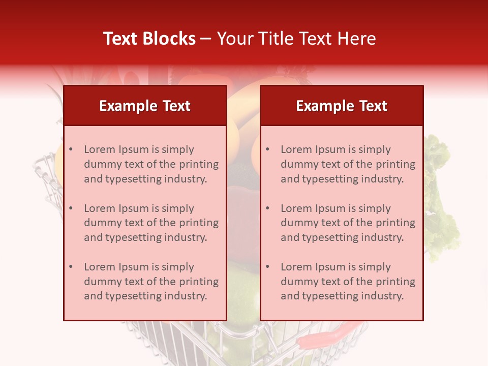 Colourful Vegetable Sweet PowerPoint Template