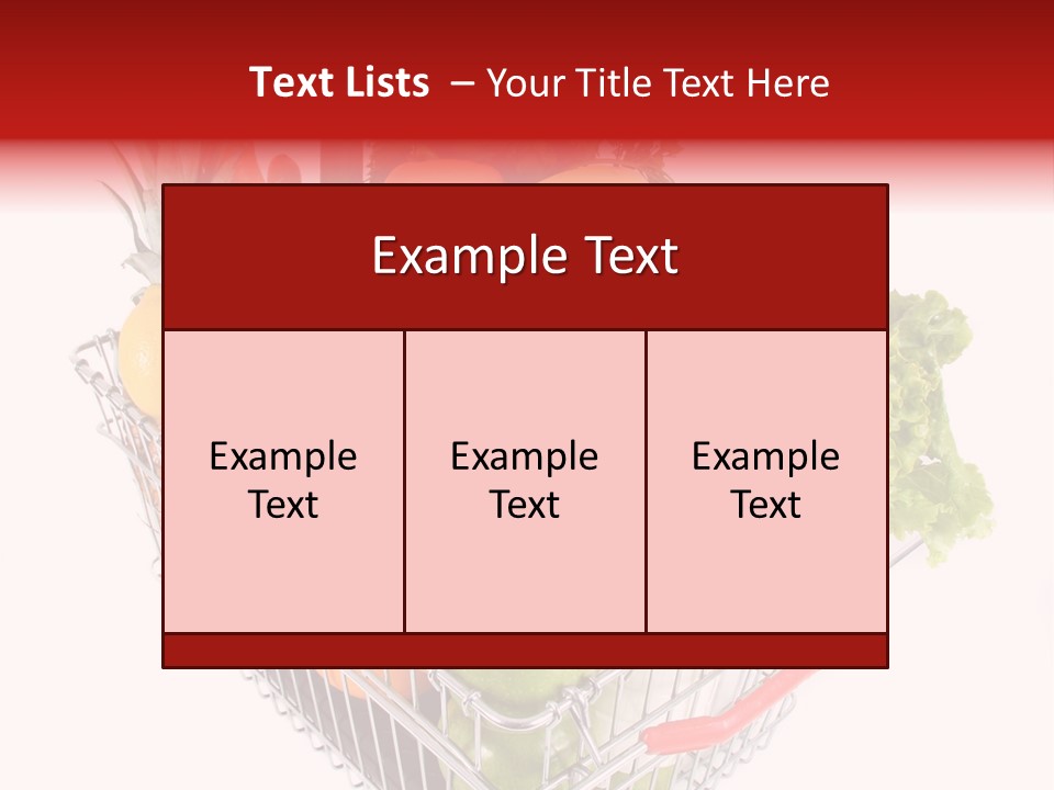 Colourful Vegetable Sweet PowerPoint Template