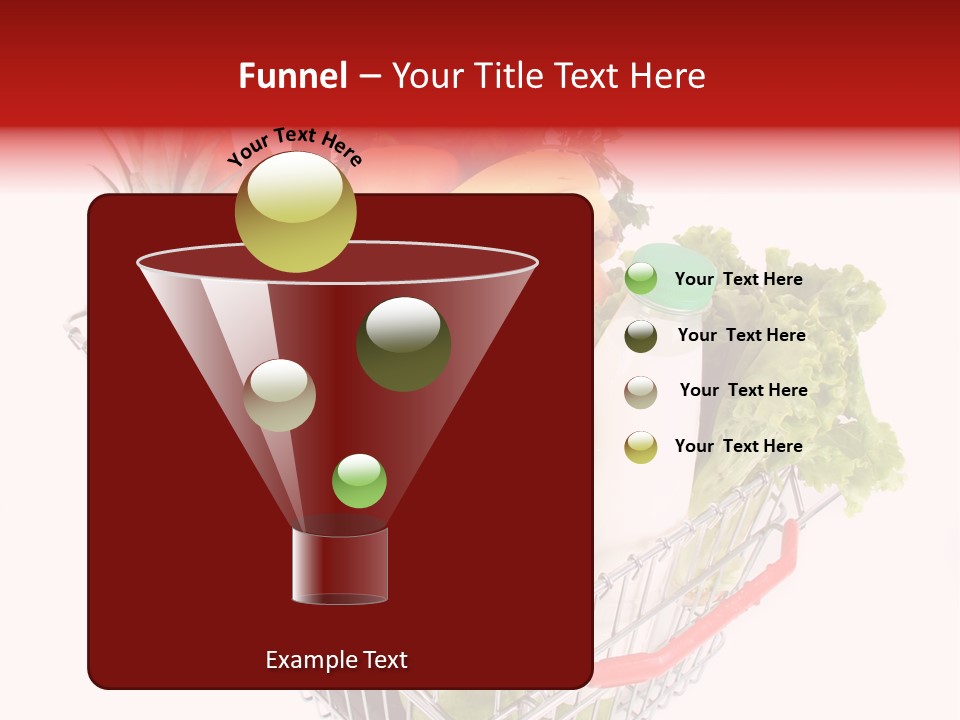 Colourful Vegetable Sweet PowerPoint Template