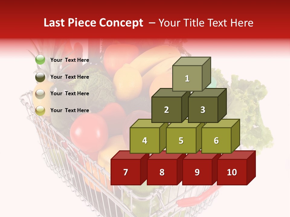 Colourful Vegetable Sweet PowerPoint Template