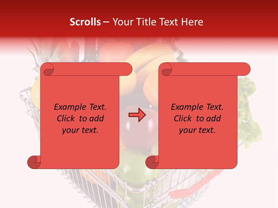 Colourful Vegetable Sweet PowerPoint Template
