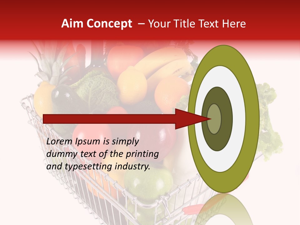 Colourful Vegetable Sweet PowerPoint Template