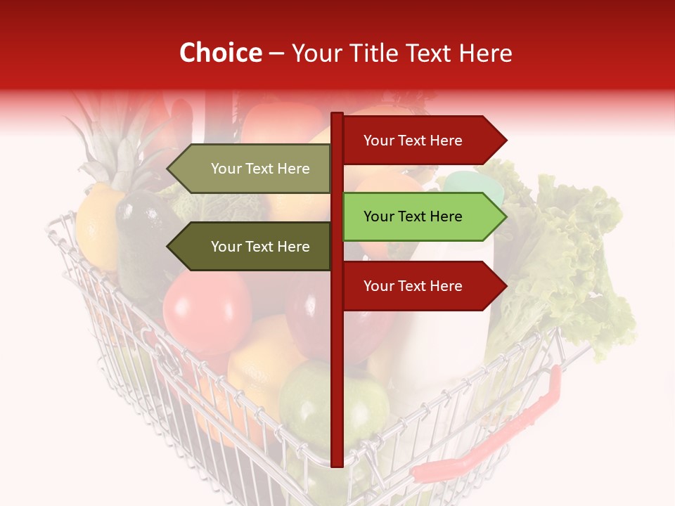 Colourful Vegetable Sweet PowerPoint Template