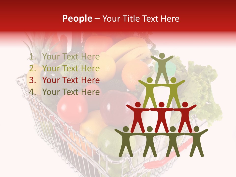 Colourful Vegetable Sweet PowerPoint Template