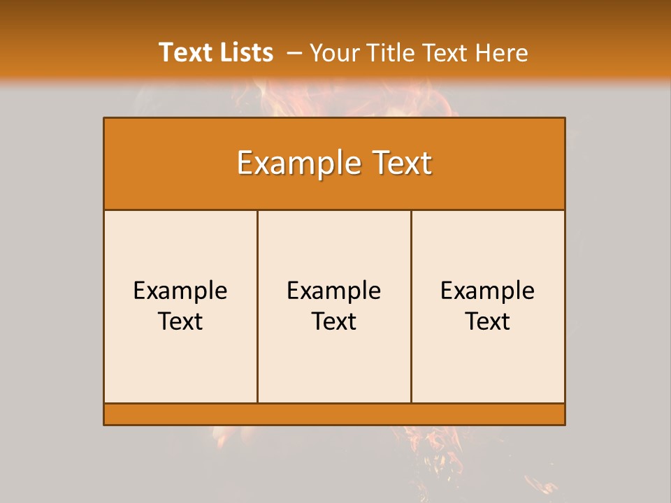 A Picture Of A Hand With Fire Coming Out Of It PowerPoint Template