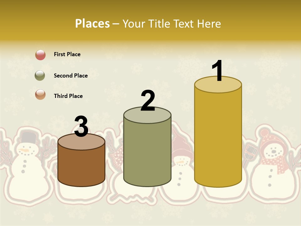 Togetherness White Slippers PowerPoint Template