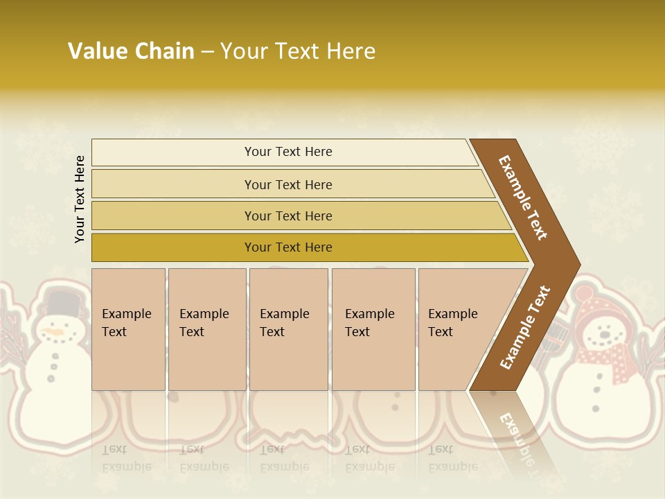 Togetherness White Slippers PowerPoint Template