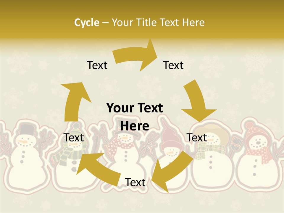 Togetherness White Slippers PowerPoint Template