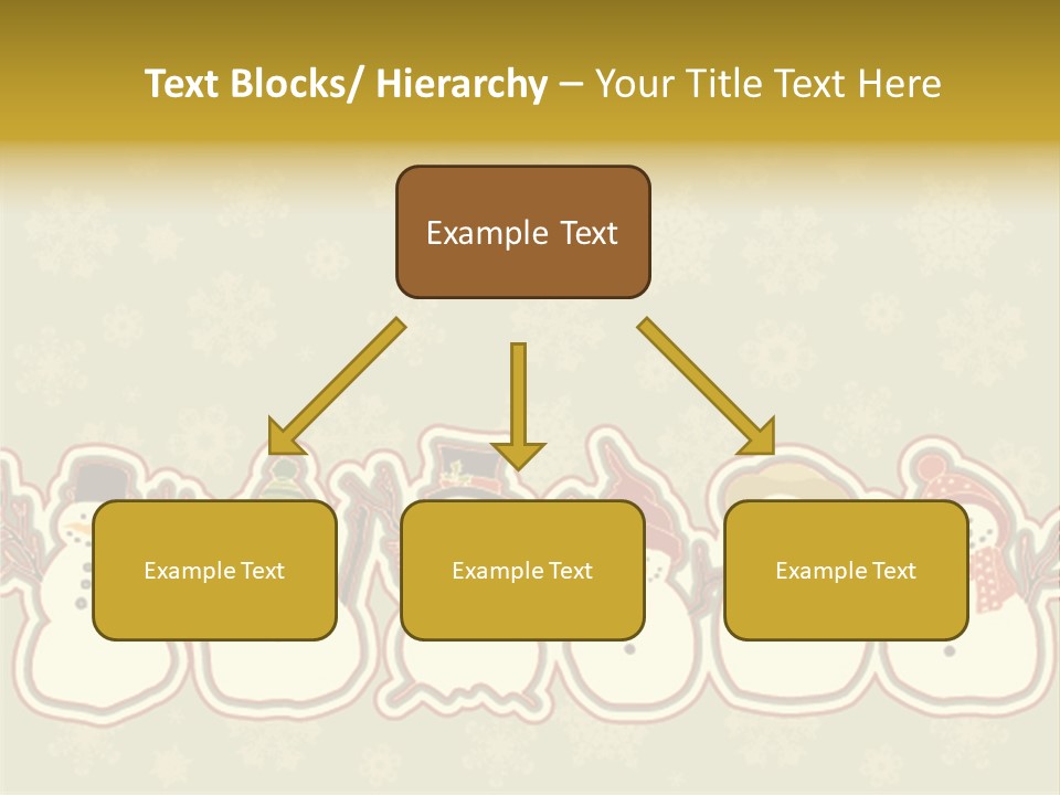 Togetherness White Slippers PowerPoint Template