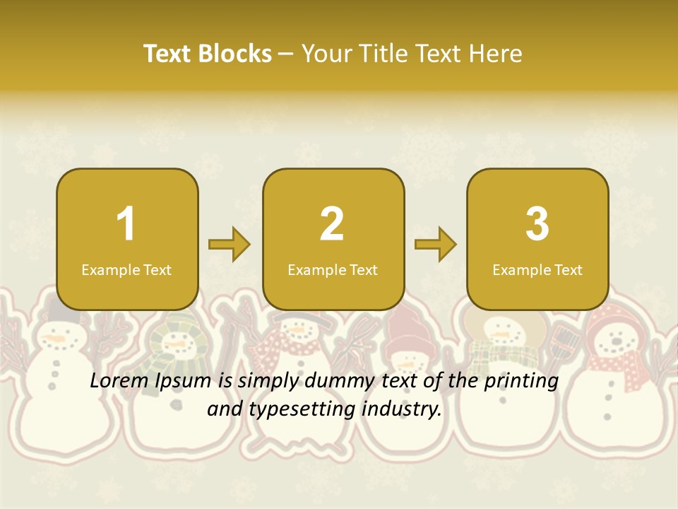 Togetherness White Slippers PowerPoint Template