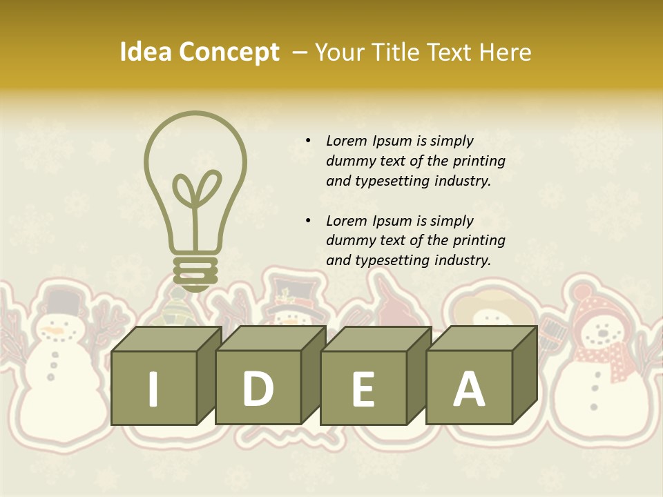 Togetherness White Slippers PowerPoint Template