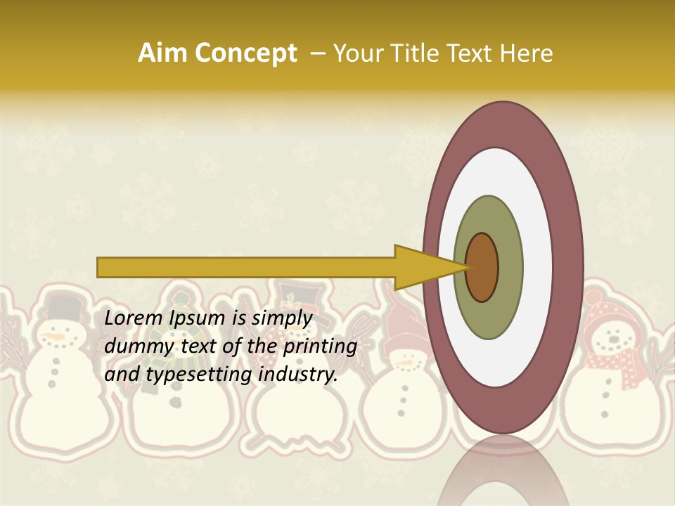 Togetherness White Slippers PowerPoint Template