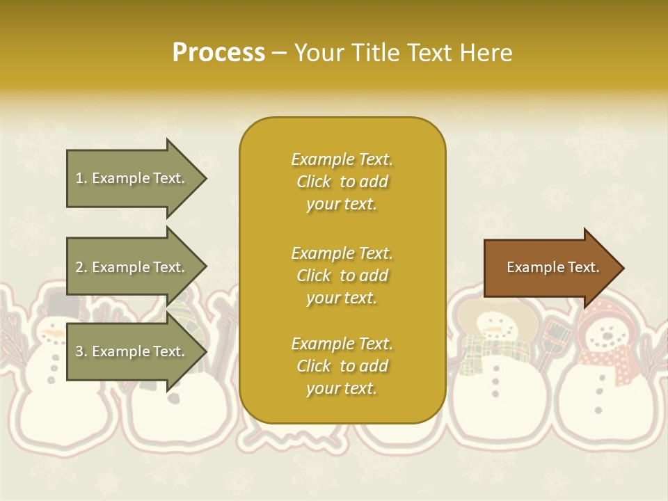Togetherness White Slippers PowerPoint Template