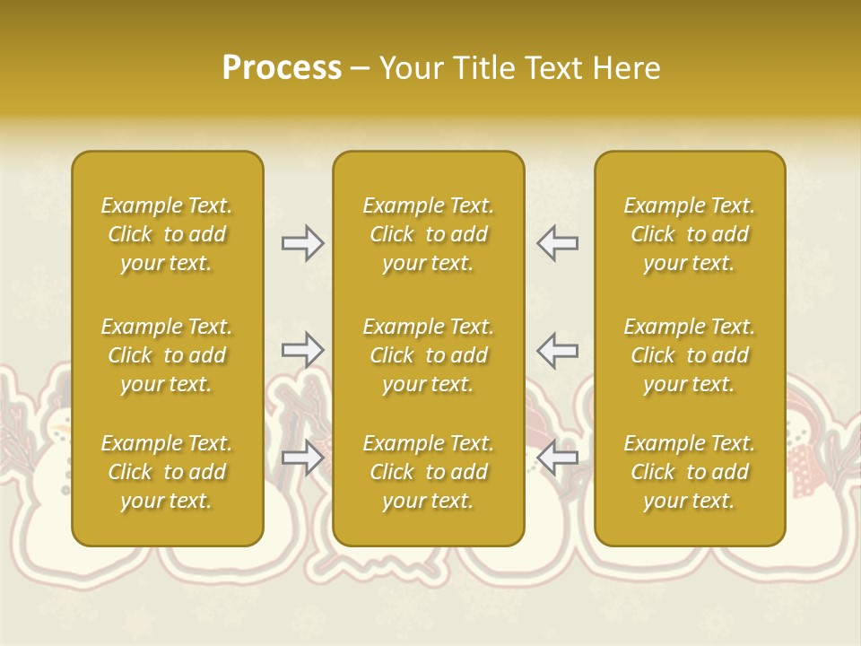 Togetherness White Slippers PowerPoint Template