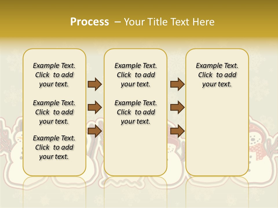 Togetherness White Slippers PowerPoint Template
