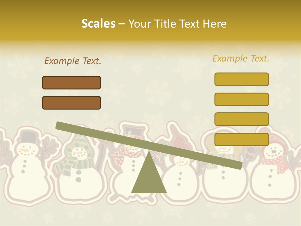 Togetherness White Slippers PowerPoint Template