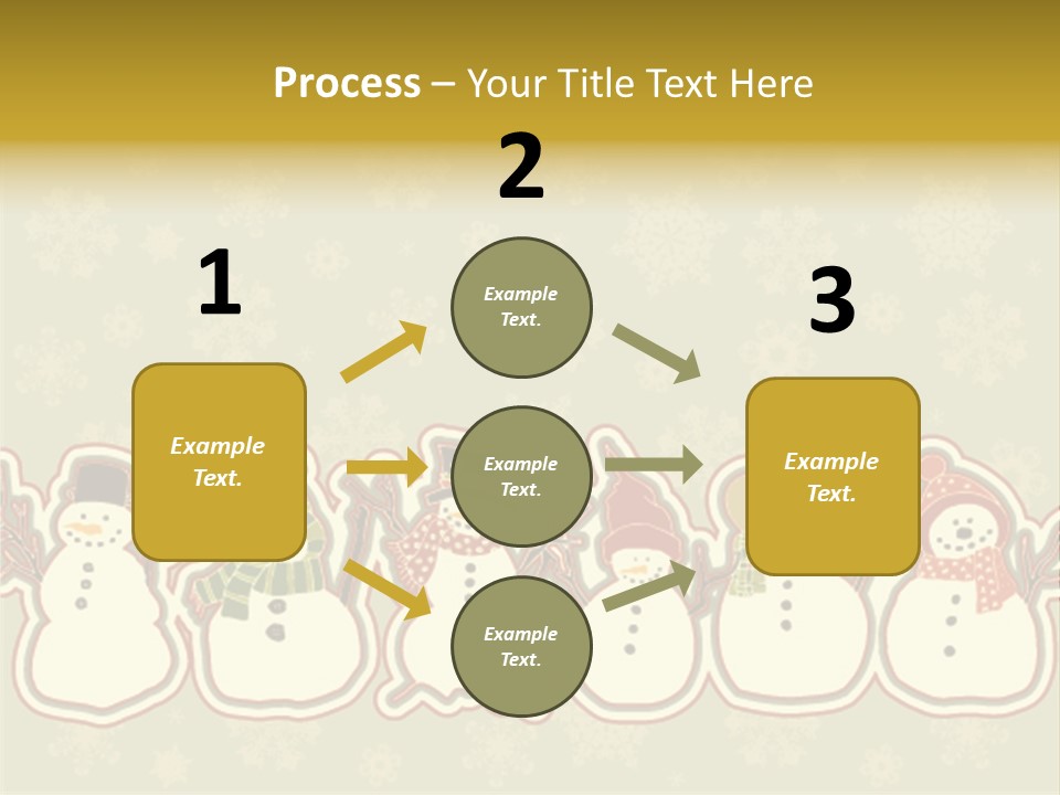 Togetherness White Slippers PowerPoint Template