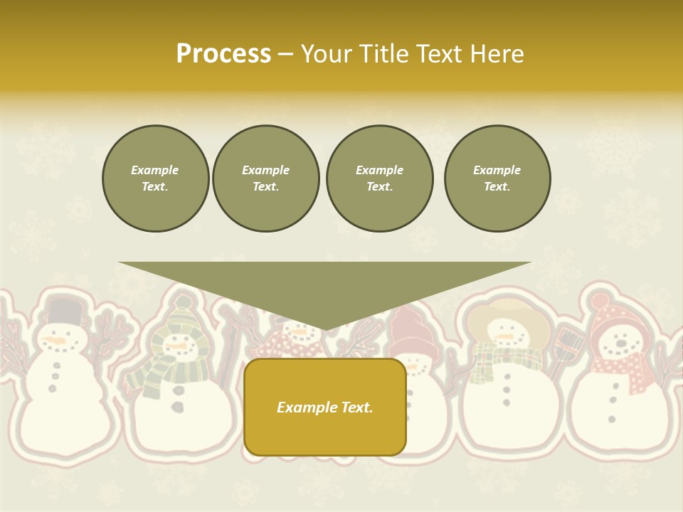 Togetherness White Slippers PowerPoint Template