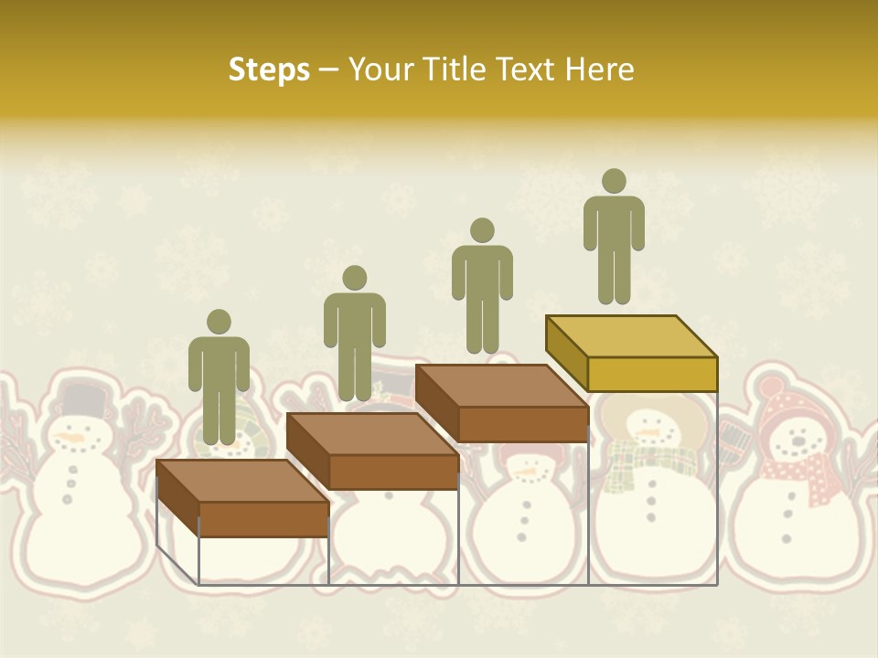 Togetherness White Slippers PowerPoint Template