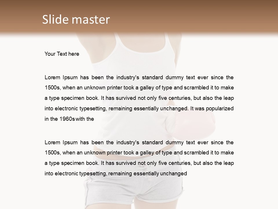 Leather Togetherness Background PowerPoint Template