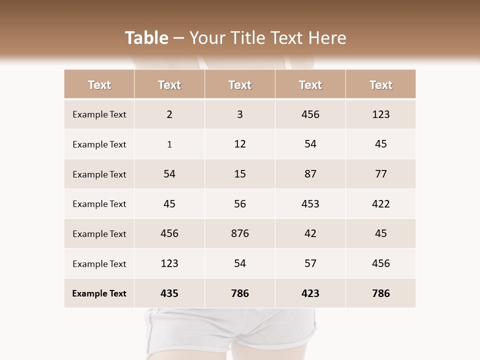 Leather Togetherness Background PowerPoint Template