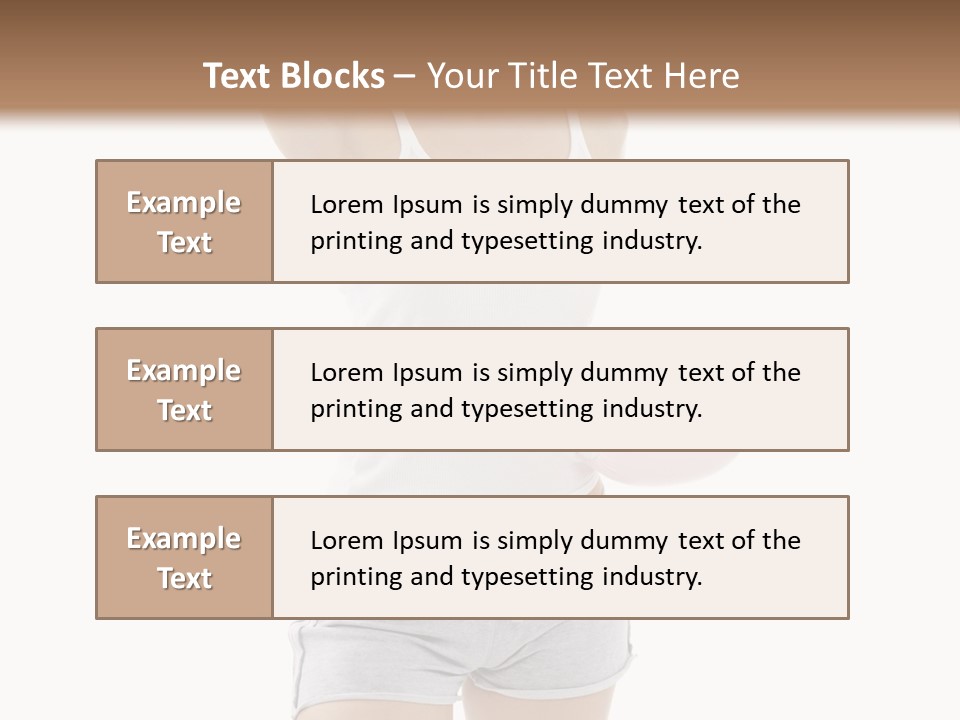 Leather Togetherness Background PowerPoint Template