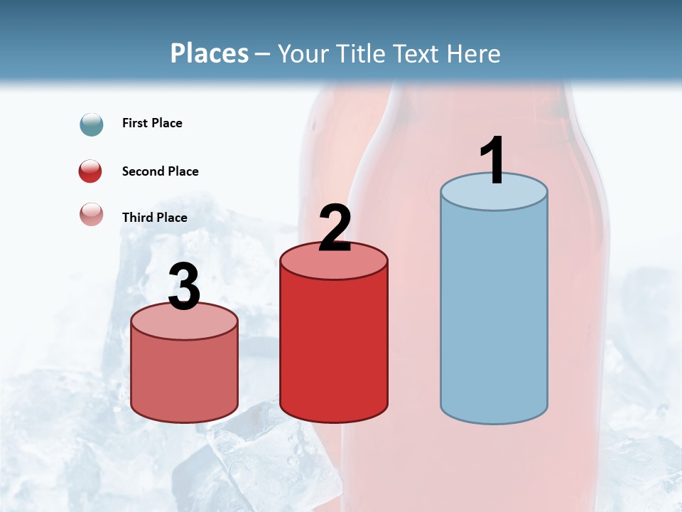 Cool Ice Photography PowerPoint Template