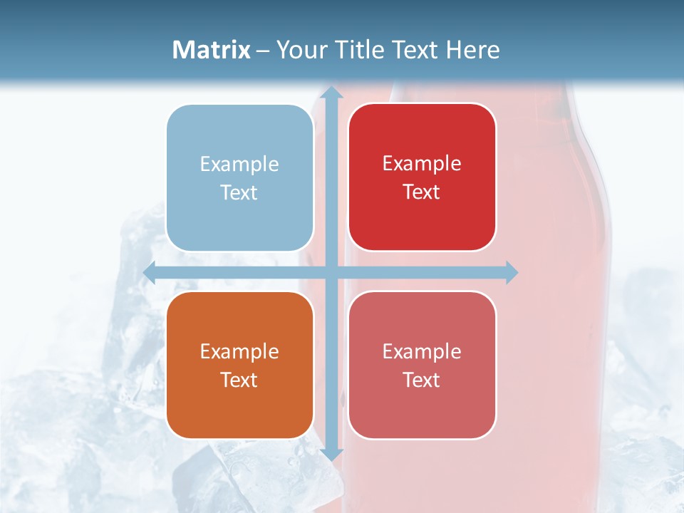 Cool Ice Photography PowerPoint Template