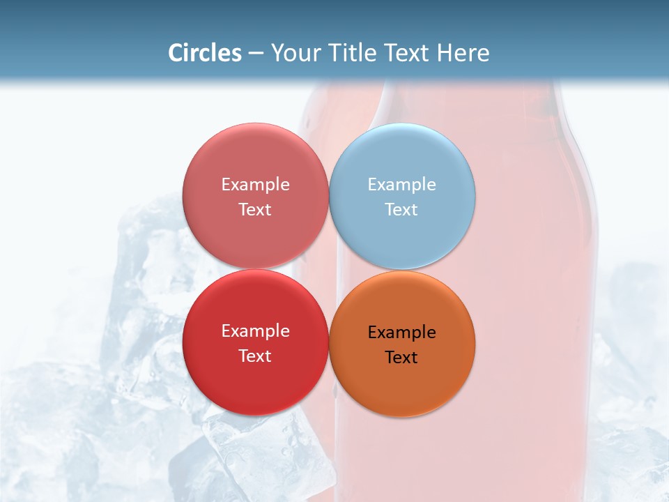 Cool Ice Photography PowerPoint Template