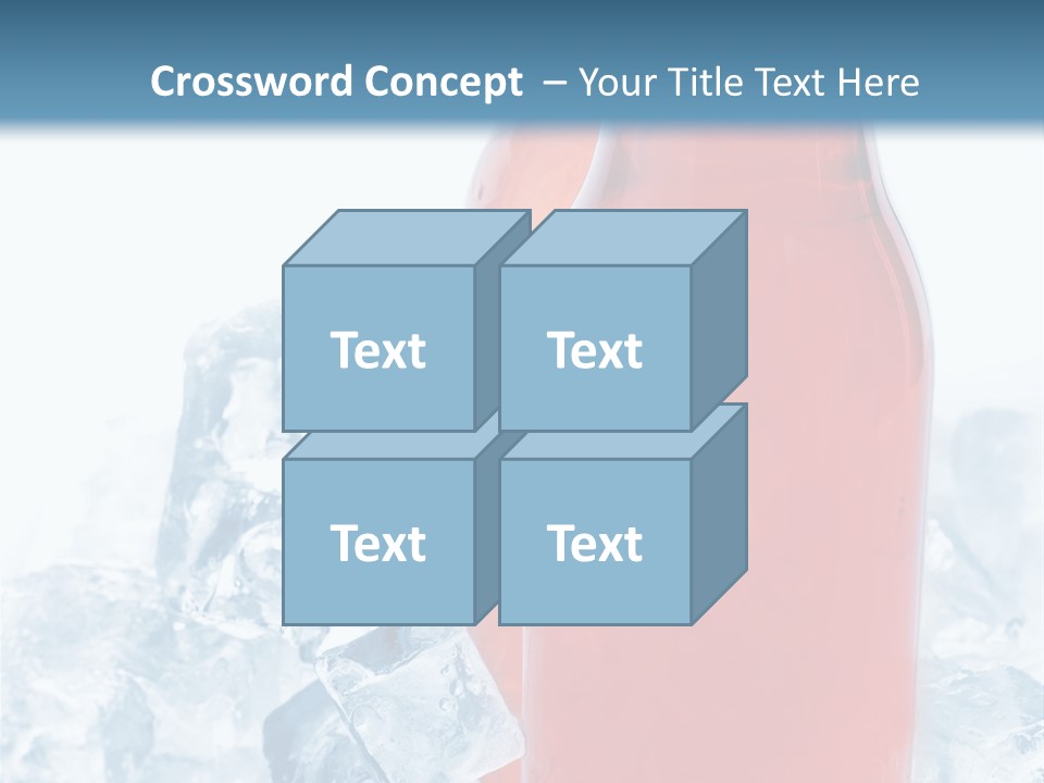 Cool Ice Photography PowerPoint Template