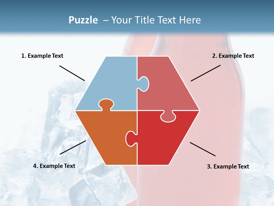 Cool Ice Photography PowerPoint Template