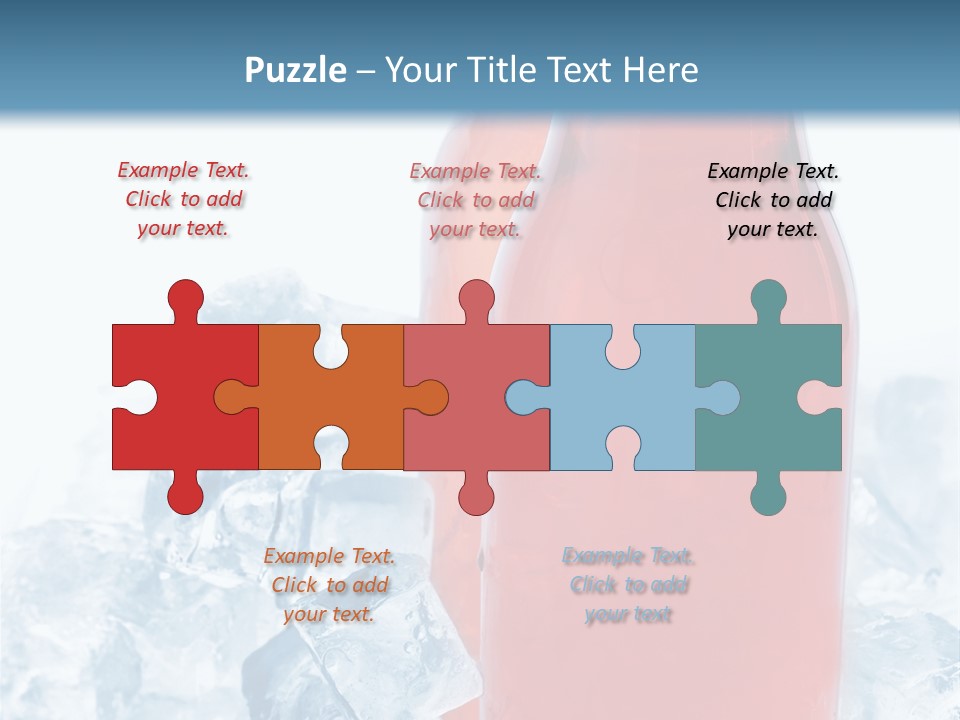 Cool Ice Photography PowerPoint Template